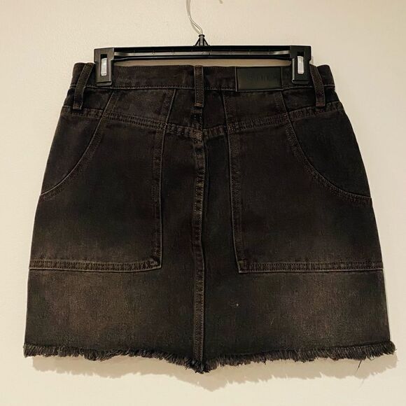 PISTOLA Rumi High Rise Cut Off Distressed Mini Skirt Size 27 - Picture 4 of 8